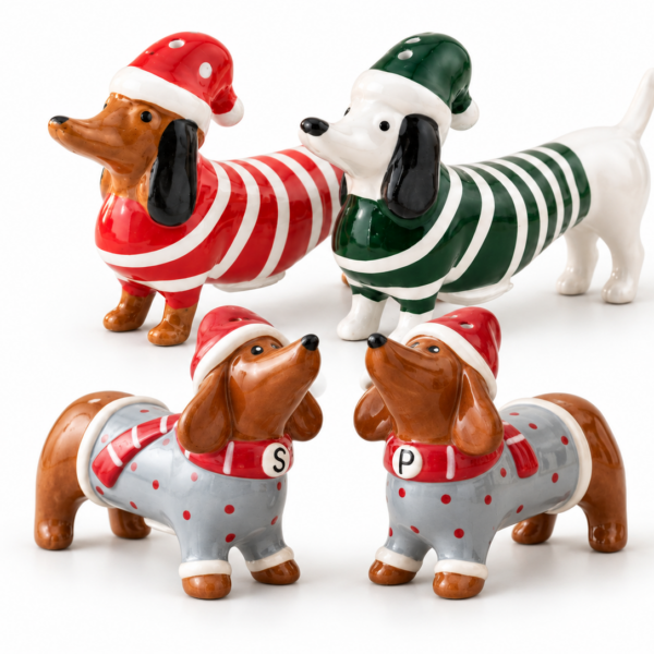 Peper en zoutstellen voor kerst