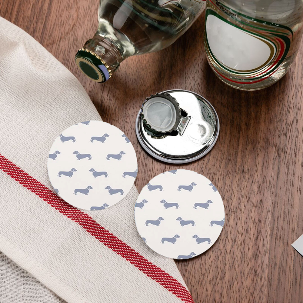 flessenopener en magneet teckel