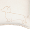 beige teckel kussenhoes 50x50
