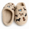 Crazy Teckel pantoffels teckelprint