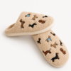 Crazy Teckel pantoffels teckelprint
