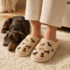 Crazy Teckel pantoffels teckelprint
