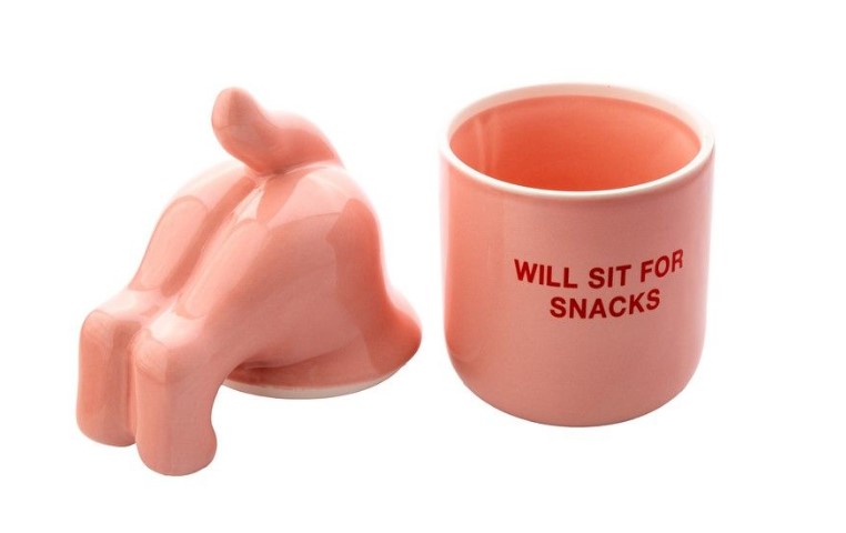 ScherKoekjes pot roze teckel