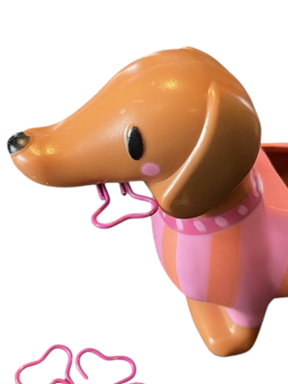 teckel tape dispenser met paperclips