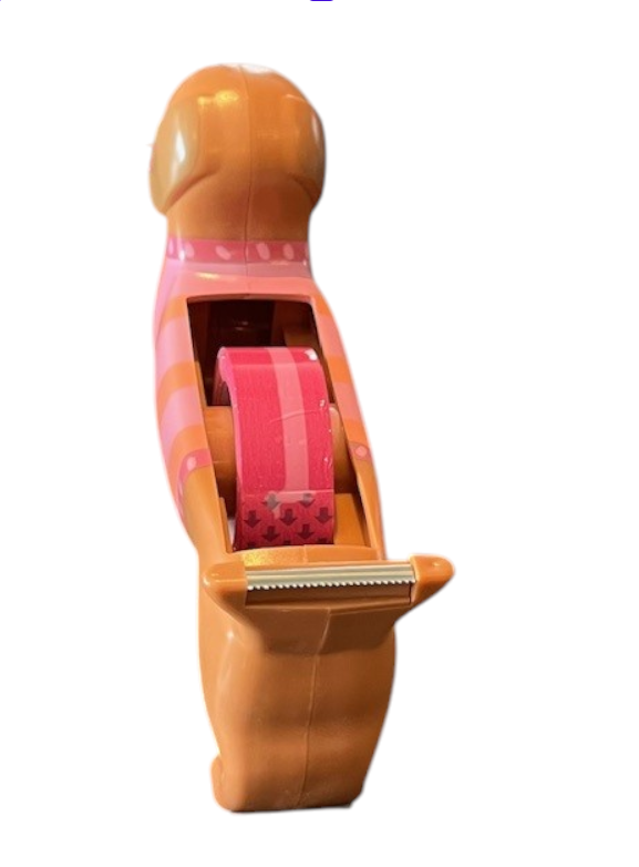 teckel tape dispenser met paperclips