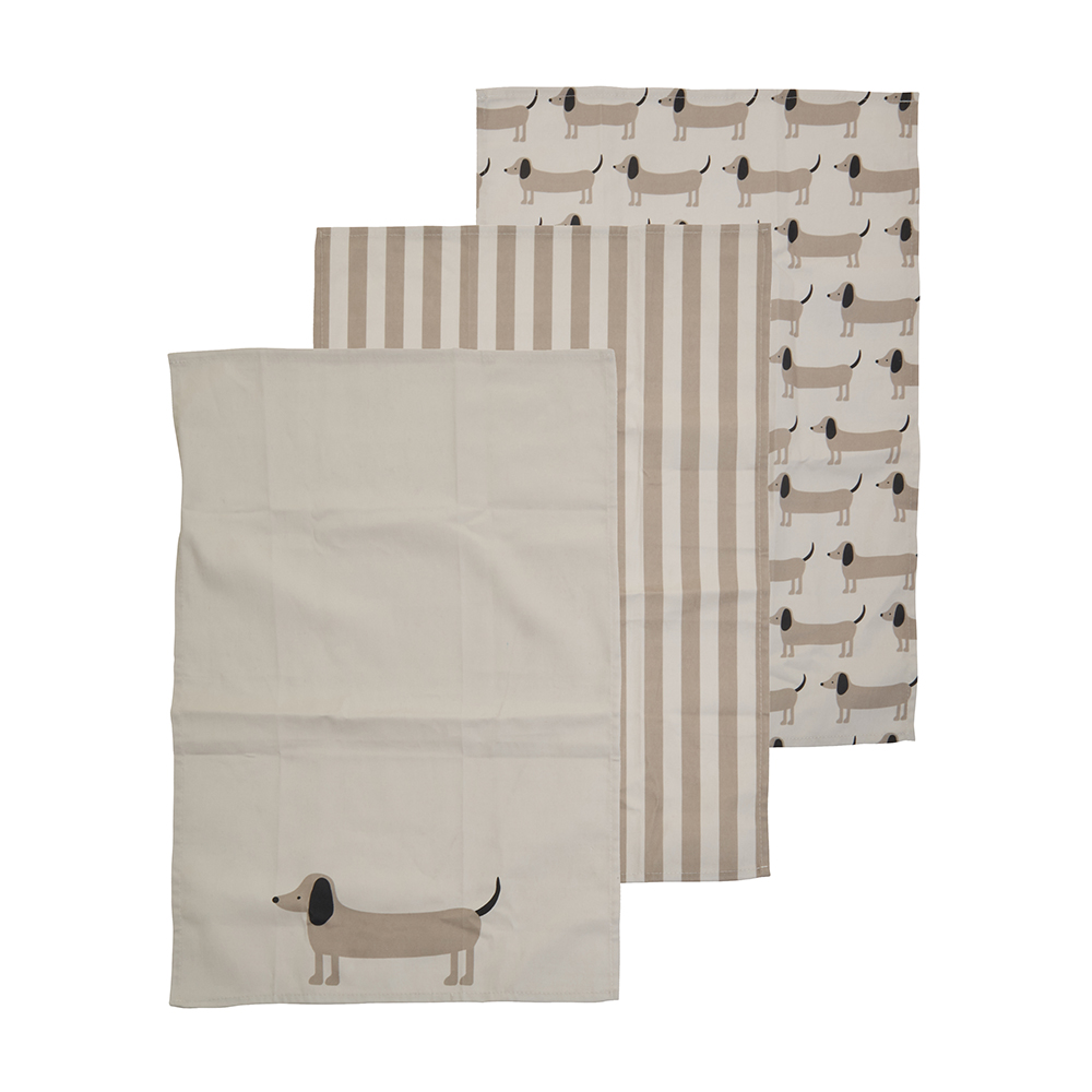 Set van 3 teckel theedoeken_1