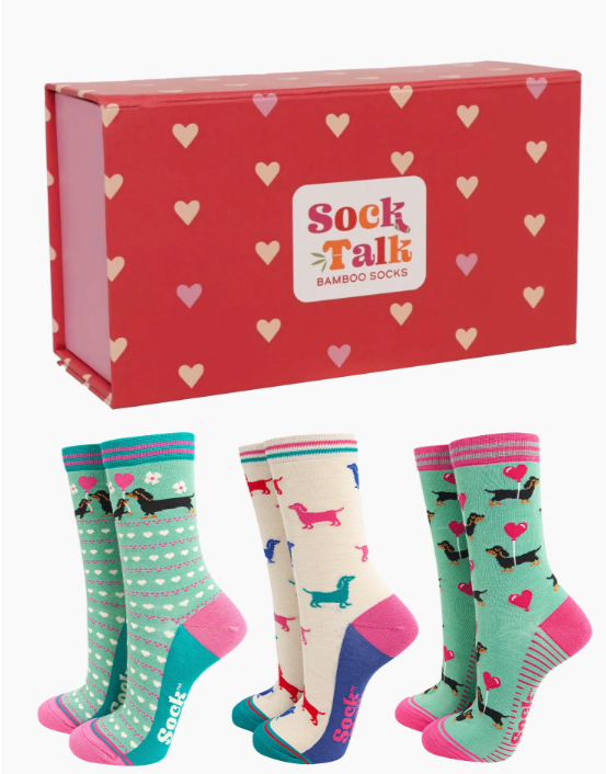 Teckel sokken 36-40 giftbox