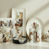 complete serviesset teckels en honden