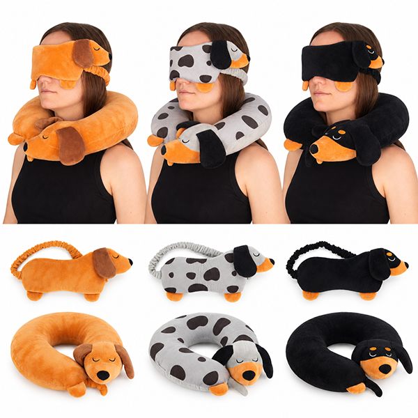 Reiskussen en slaapmasker