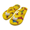 gele teckel flip flops