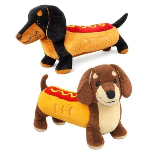 Hotdog teckel knuffel