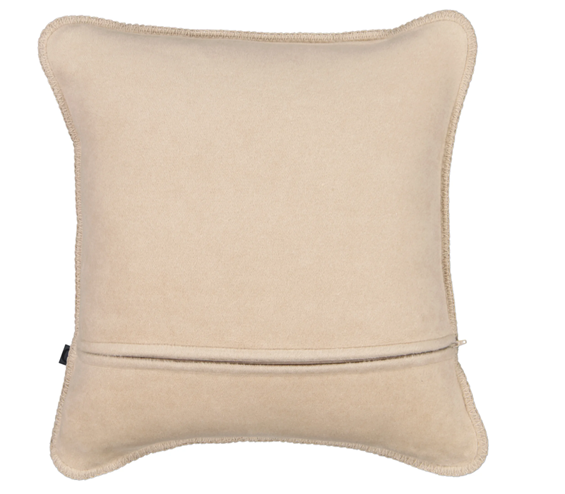 beige teckel kussenhoes 50x50