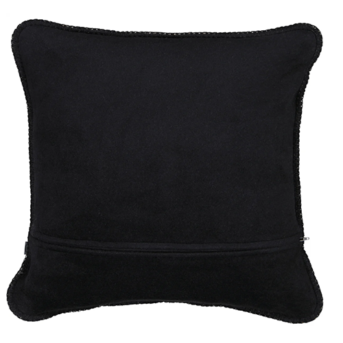 zwarte teckel kussenhoes 50x50