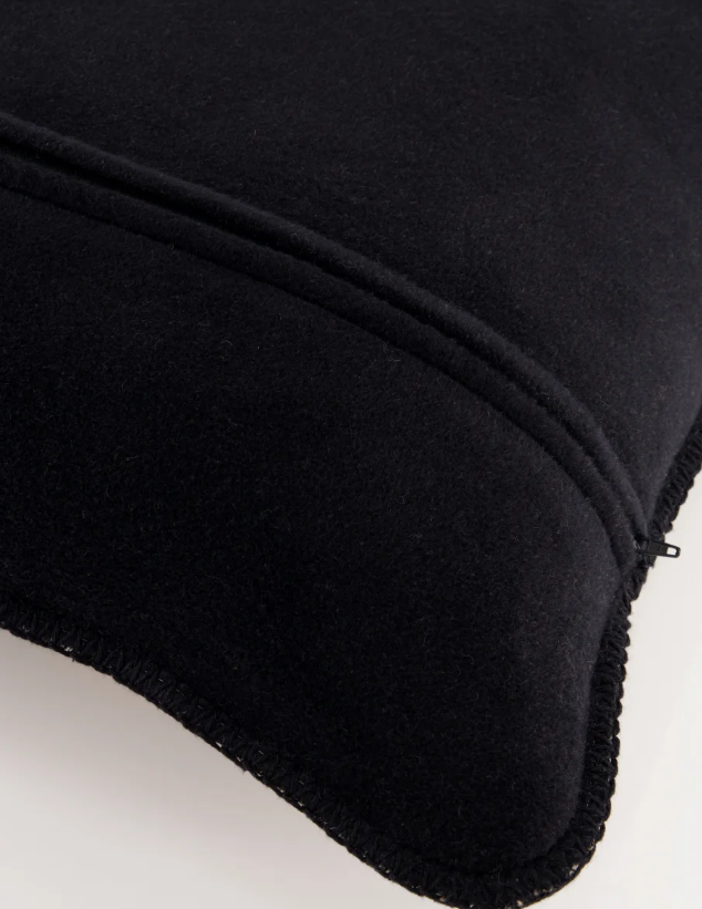 zwarte teckel kussenhoes 50x50