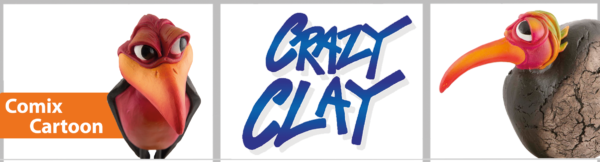 Crazy Clay Comix Cartoon