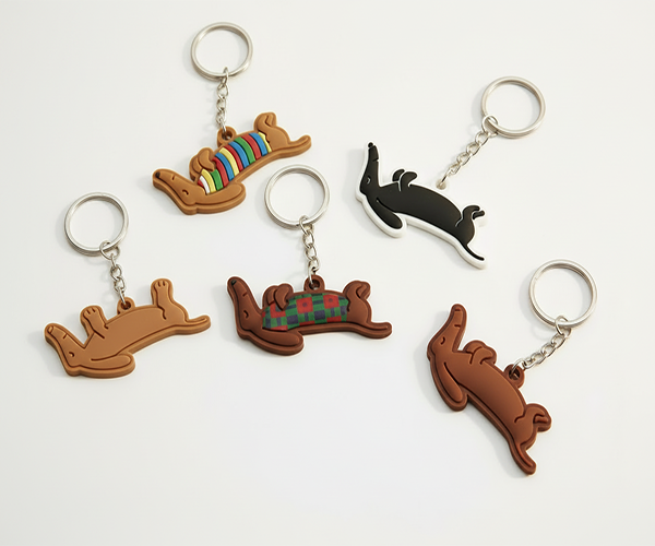 Lazy teckel sleutelhangers