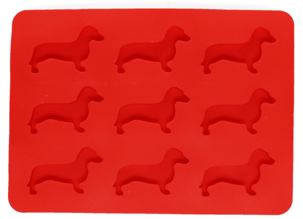 teckel ijsblokjesmal rood_1