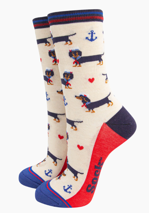 teckel sokken 36-40 teckelprint_28