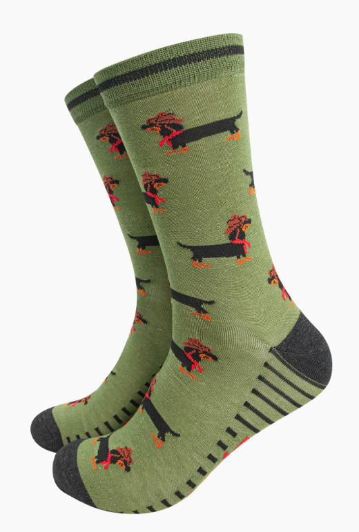 teckel sokken 40-46 teckelprint_24