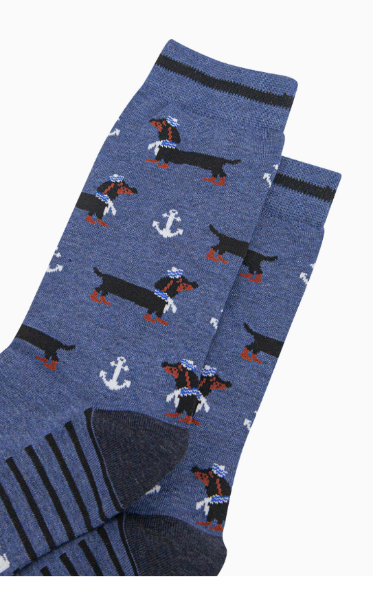 teckel sokken 40-46 teckelprint_25