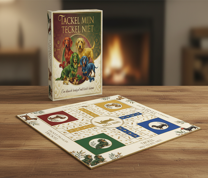 teckel spel mens erger je niet