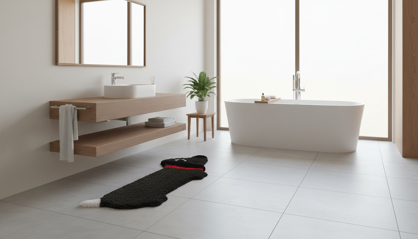 teckel mat teckel tapijt zwart