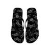 zwarte teckel flip flops