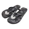 zwarte teckel flip flops