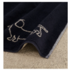 zwarte teckel handdoek 50x100 silouet_1 - kopie