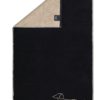 zwarte teckel handdoek 50x100 silouet_2 - kopie